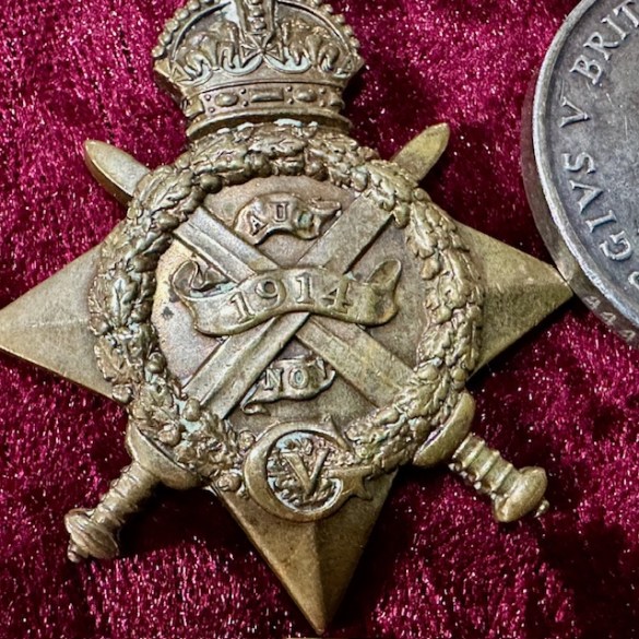 WW1 Mons Star Medal Grouping 3